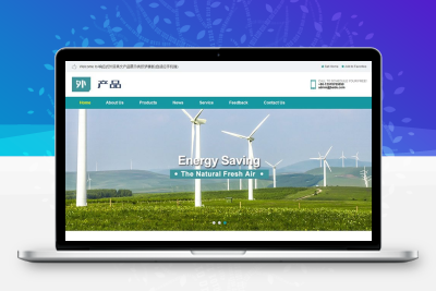 空气管道网站模板