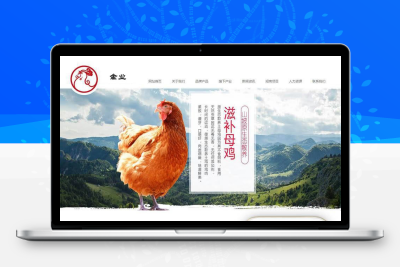 家禽饲养基地网站模板
