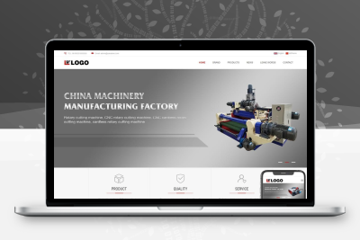 机械设备外贸网站模板