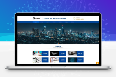 咨询管理网站模板