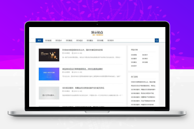 SEO优化教程资讯网站模板