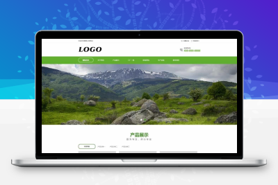 纸盒包装网站模板