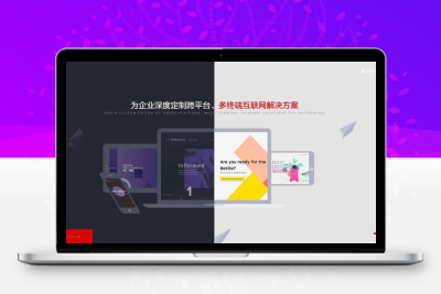 高端网络建站网站模板